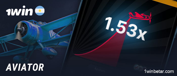 Haga sus apuestas en el juego Crash Aviator en la aplicación 1Win