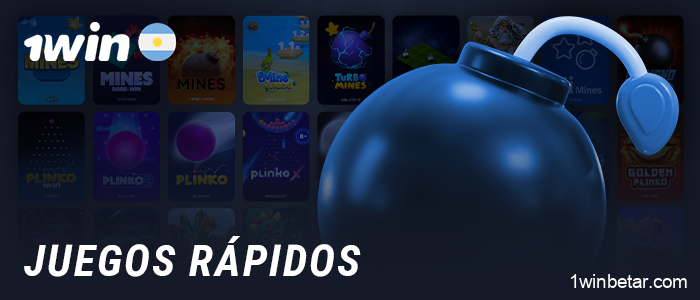 Las mejores juegos rápidos en el sitio web 1Win