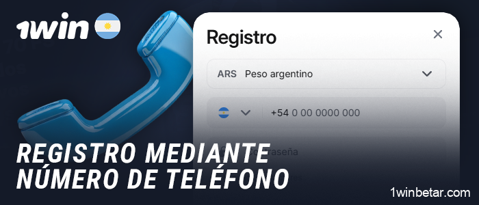 Sobre el registro en 1Win Argentina a través del número de teléfono